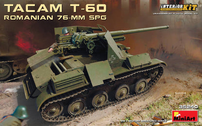 MiniArt Romanian 76mm SPG Tacam T-60 Interior Kit - 35240 box art