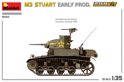 MiniArt 1/35 Military - M3 Stuart Early Prod, Interior Kit - 35404