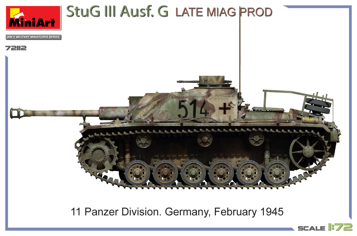 MiniArt 1/72 Military - StuH 42 Ausf. G Late Miag Prod - 72112