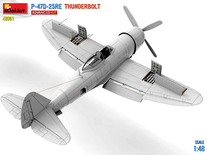 MiniArt 1/48 Aircraft - P-47D-25RE Thunderbolt, Advanced Kit - 48001