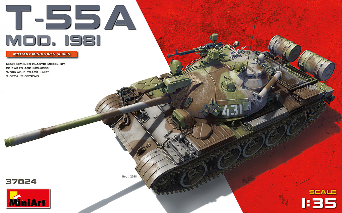 MiniArt T-55A Mod. 1981 - 37024 box art