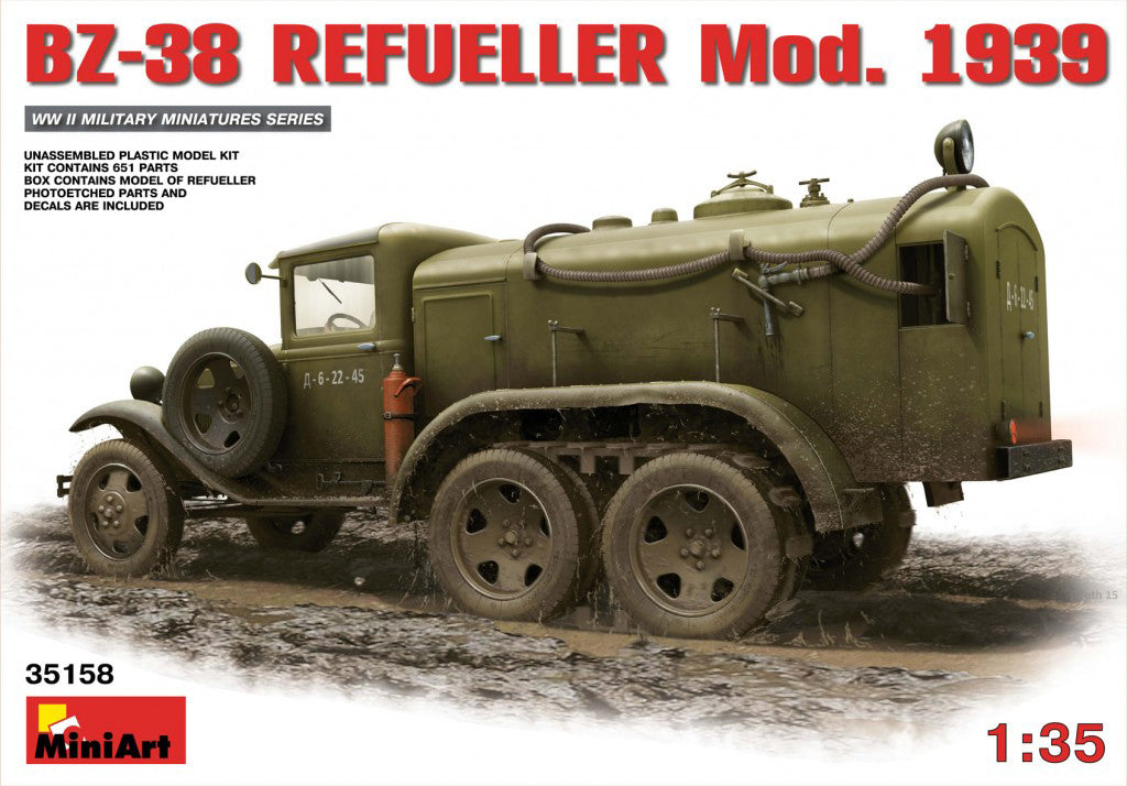 MiniArt BZ-38 Refueller Mod.1939 - 35158 box art