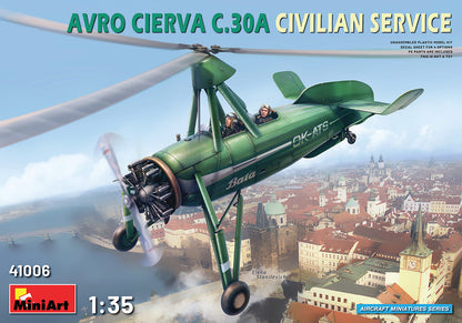 MiniArt Avro Cierva C.30A Civilian Service - 41006 box art