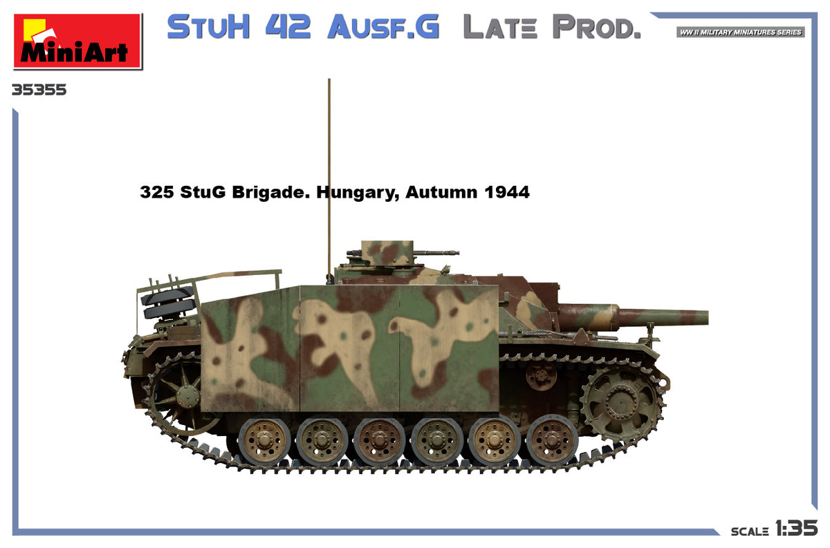 MiniArt 1/35 Military - StuH 42 Ausf G Late Prod - 35355