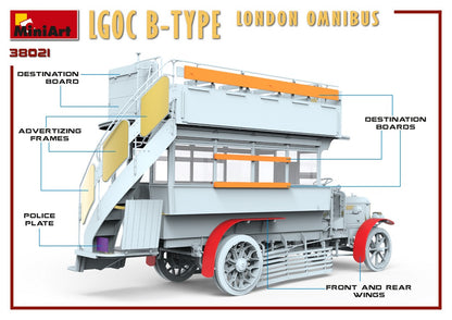 MiniArt 1/35 Military - LGOC B-Type London Omnibus - 38021