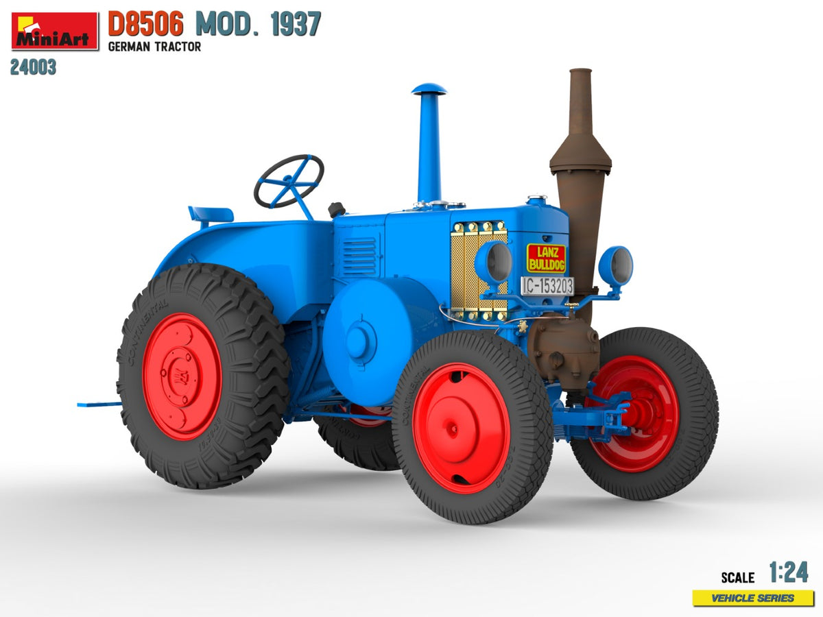 MiniArt 1/24 Vehicles - German D8506 Mod 1937 Agricultural Tractor - 24003
