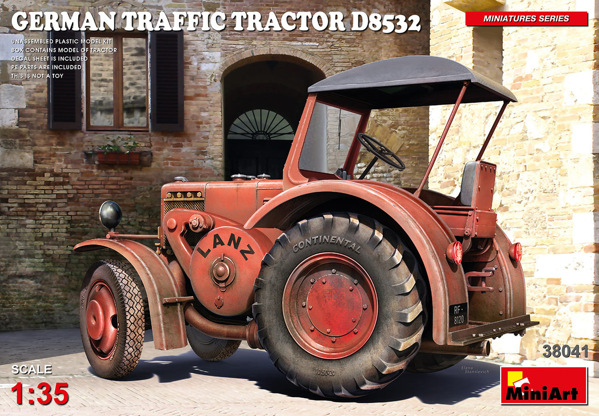 MiniArt German Traffic Tractor D8532 - 38041 box art