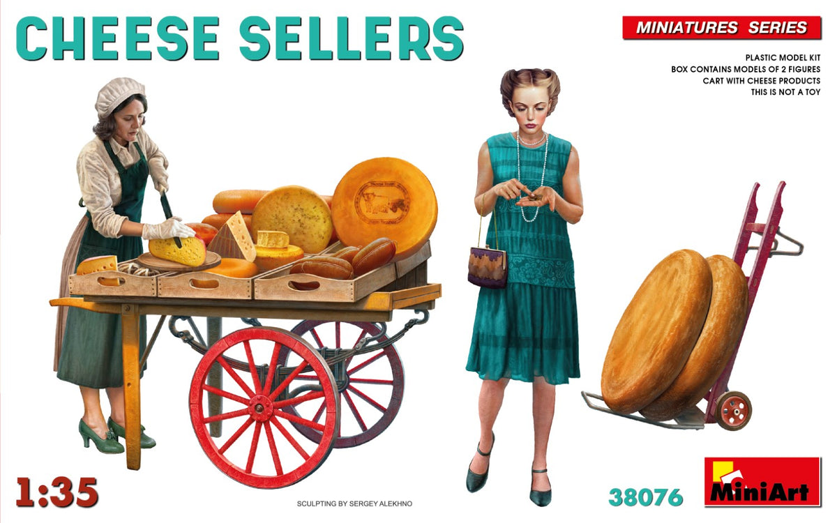 MiniArt Cheese Sellers - 38076 box art