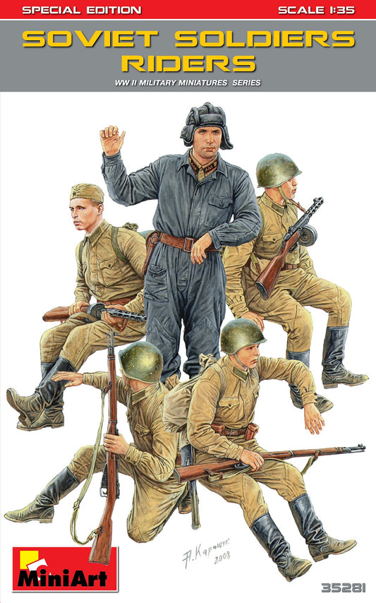 MiniArt Soviet Soldiers Riders Special Edition - 35281 box art