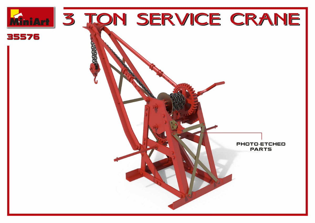 MiniArt 1/35 Military - 3 Ton Service Crane - 35576