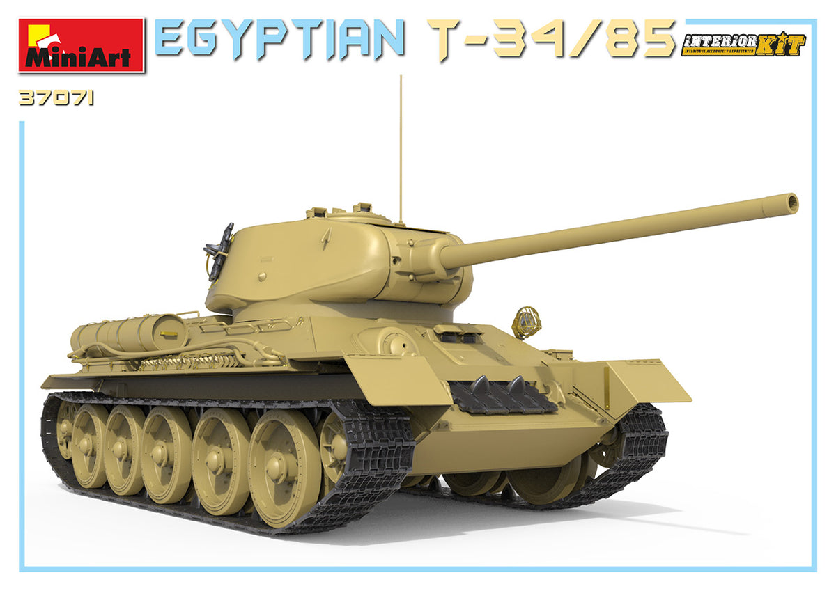 MiniArt 1/35 Military - T-34/85 Egyptian (Interior Kit) - 37071