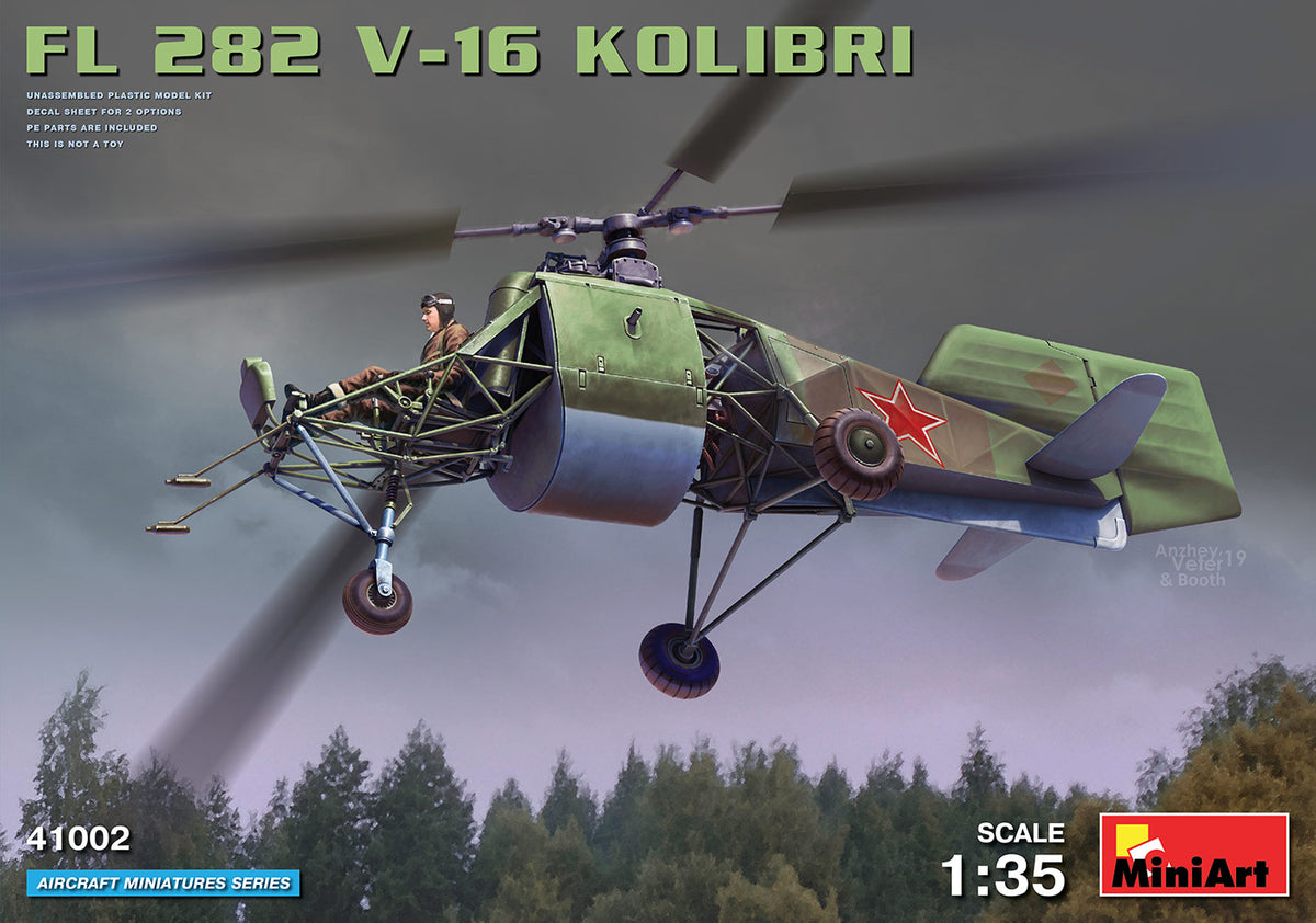 MiniArt Fl 282 V-16 Kolibri Helicopter - 41002 box art