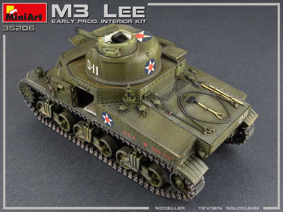 MiniArt 1/35 Military - M3 Lee Early Prod. Interior Kit - 35206