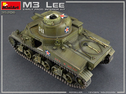 MiniArt 1/35 Military - M3 Lee Early Prod. Interior Kit - 35206