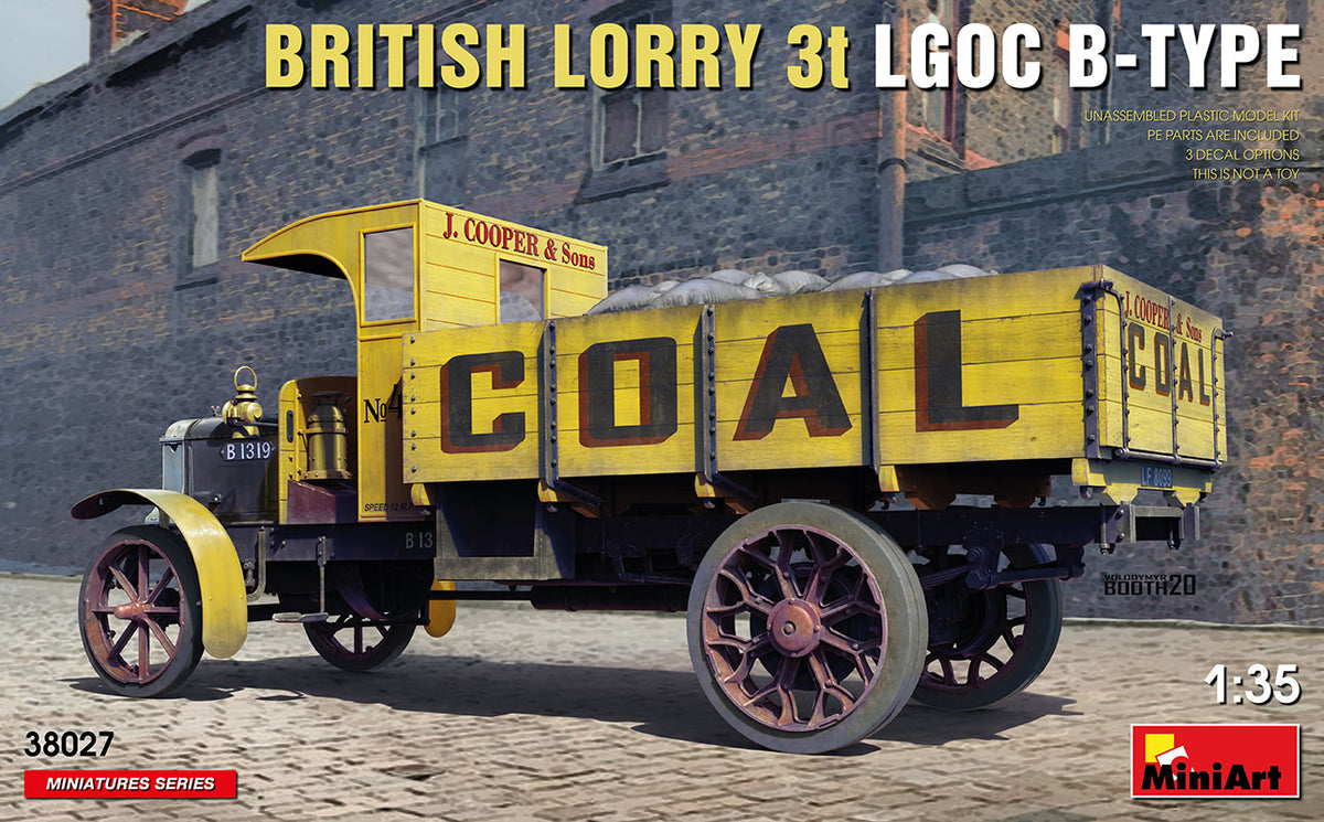 MiniArt British Lorry LGOC 3t B-Type - 38027 box art