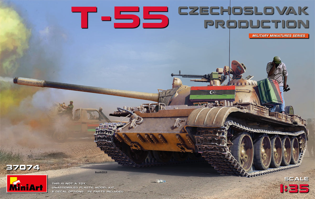 MiniArt T-55 Czechoslovak Prod - 37074 box art