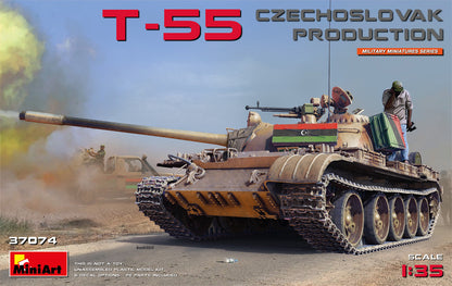 MiniArt T-55 Czechoslovak Prod - 37074 box art