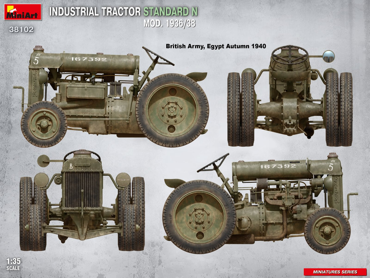MiniArt 1/35 Vehicles - Industrial Tractor Stand N Mod 1936/38 - 38102