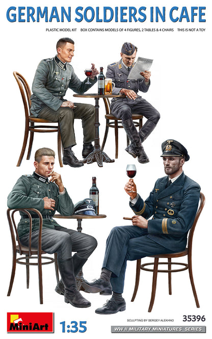 MiniArt German Soldiers in Cafe - 35396 box art