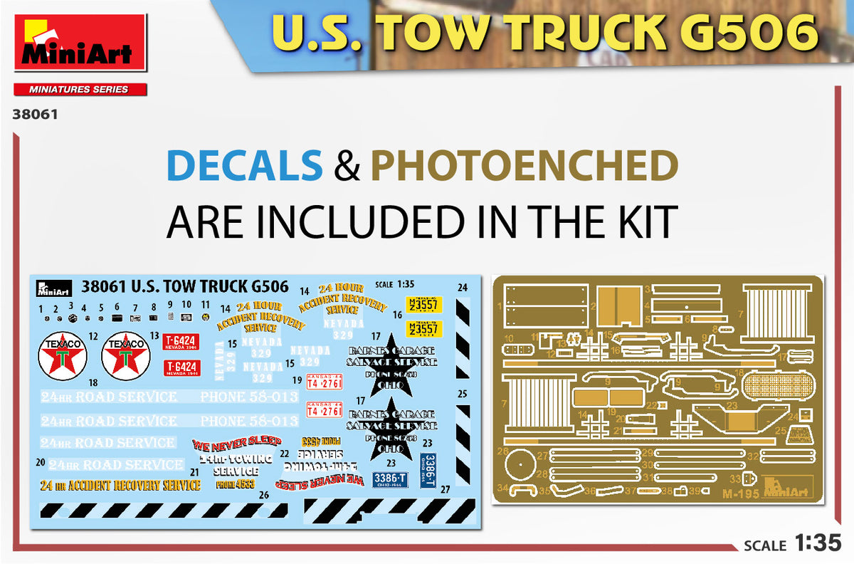 MiniArt 1/35 Military - US Tow Truck G506 - 38061