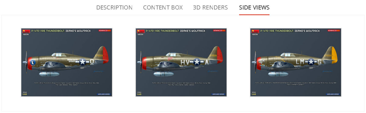 MiniArt 1/48 Aircraft - P-47D-11RE Thunderbolt, Zemke's, AdvKit - 48034