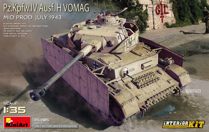 MiniArt Pz.Kpfw.IV Ausf H Vomag. Mid Prod (Int Kit) - 35305 box art