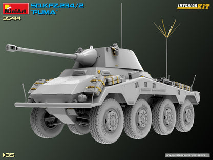 MiniArt 1/35 Military - Sd.Kfz.234/2 Puma, Interior Kit - 35414