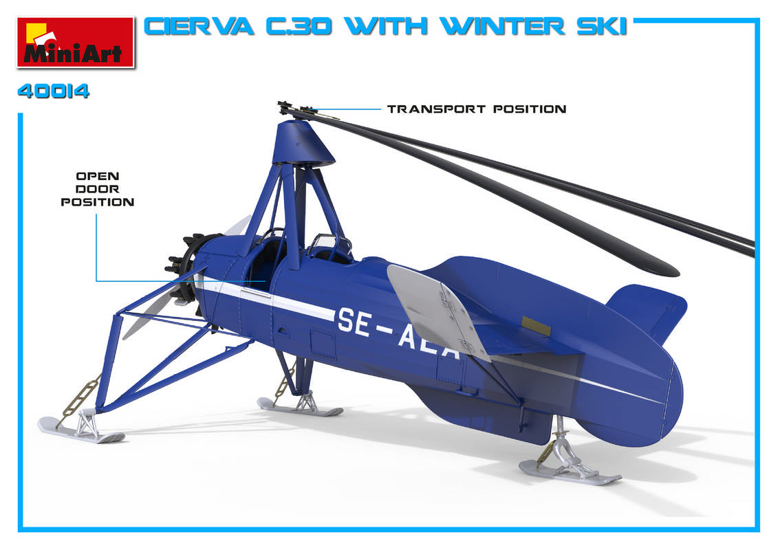 MiniArt 1/35 Military - Cierva C.30 with Winter Ski - 41014
