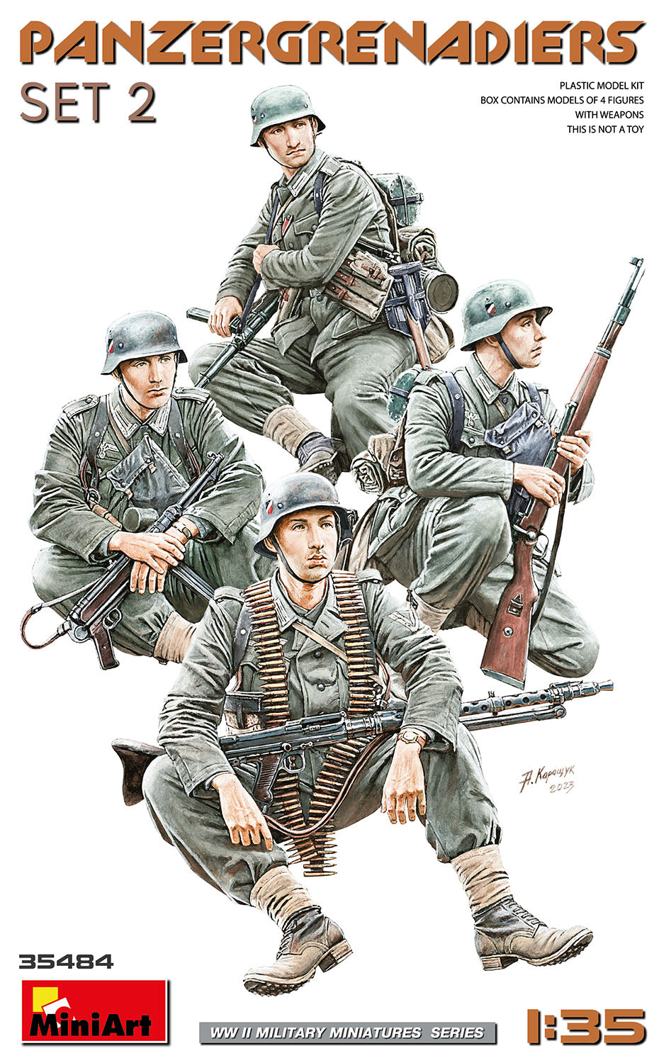 MiniArt Panzergrenadiers Set 2 - 35484 box art