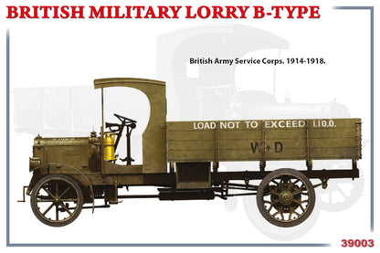 MiniArt 1/35 Military - British Military Lorry B-Type - 39003