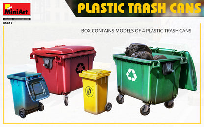 MiniArt 1/35 Military - Plastic Trash Cans - 35617