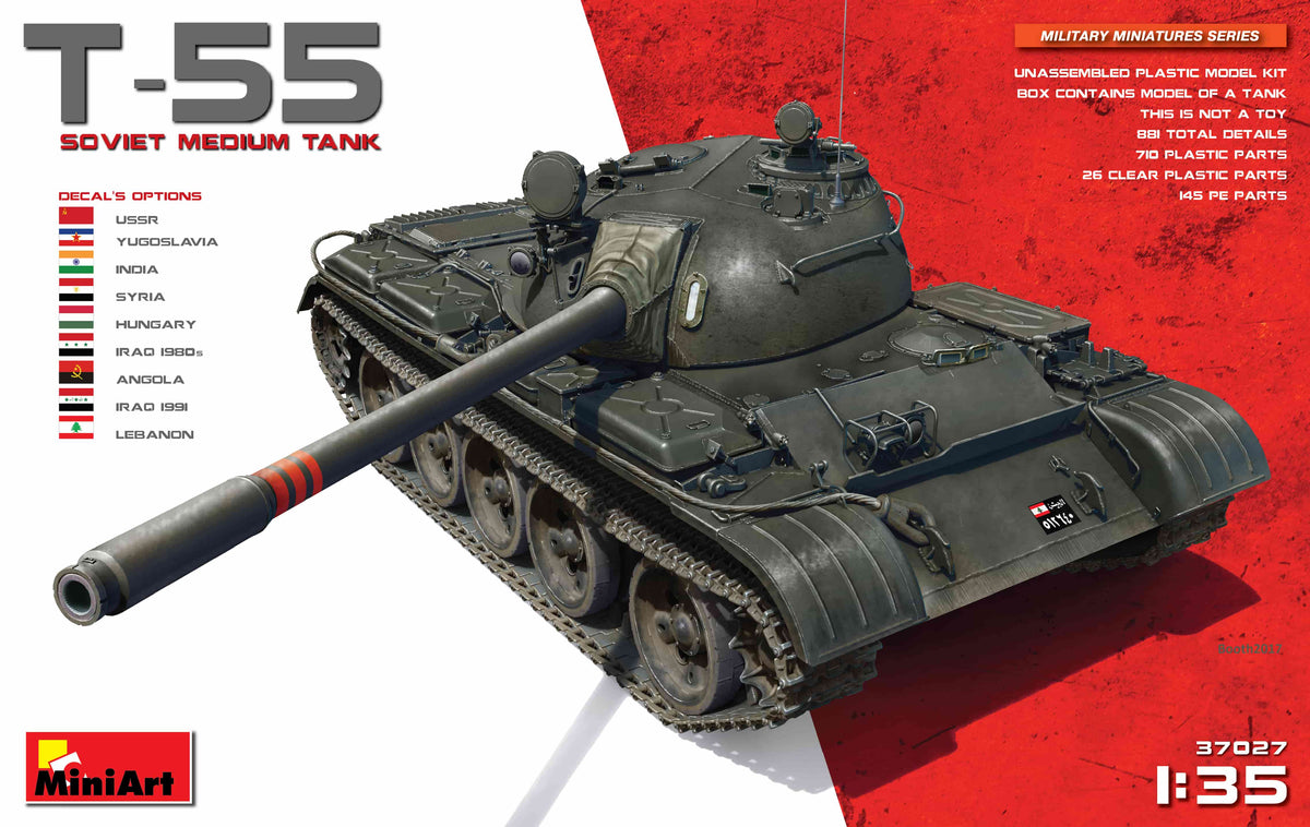 MiniArt T-55 Soviet Medium Tank - 37027 box art