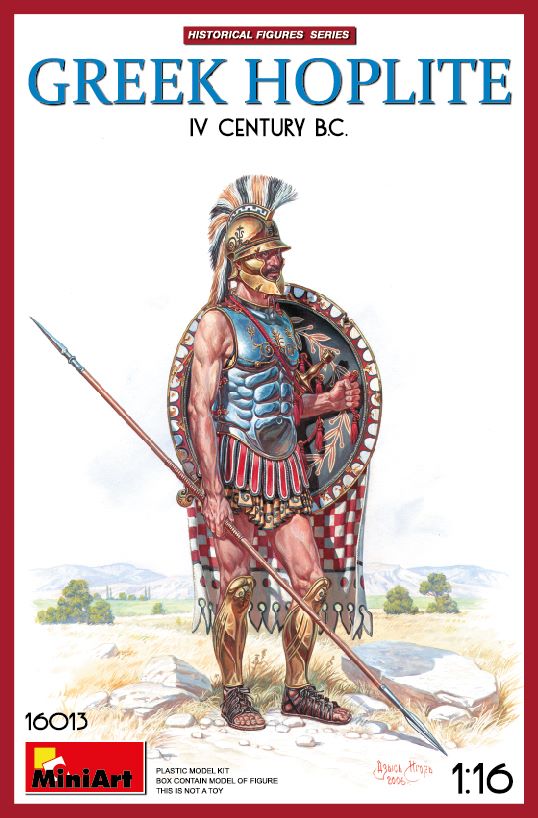 MiniArt Greek Hoplite IV Century BC - 16013 box art