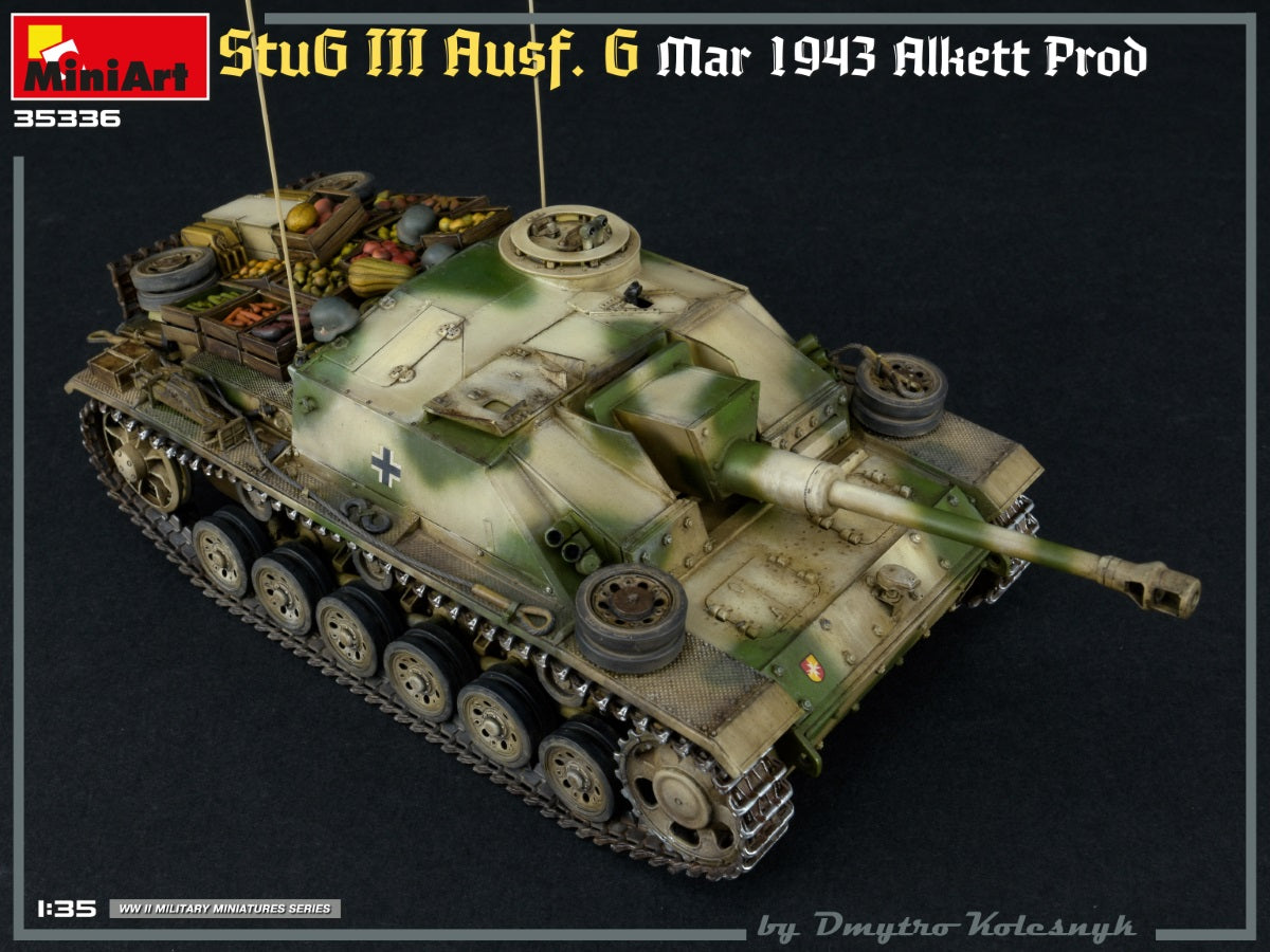 MiniArt 1/35 Military - StuG III Ausf G Mar 1943 Alkett Prod - 35336