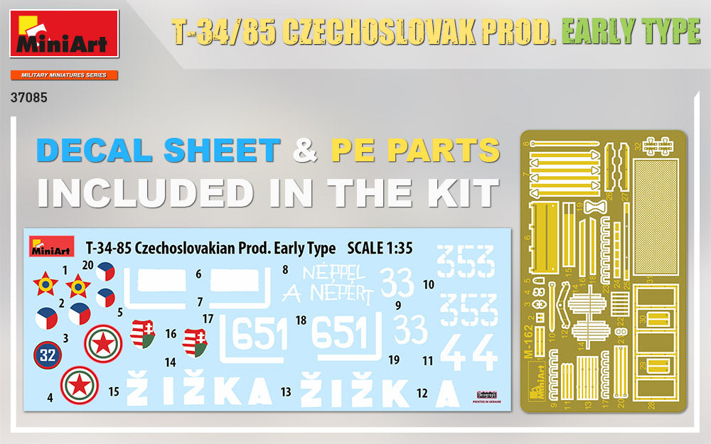 MiniArt 1/35 Military - T34-95 Czech Prod. Early Type - 37085