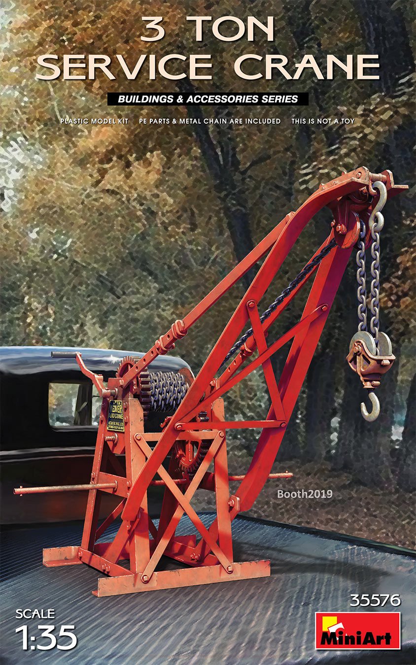 MiniArt 3 Ton Service Crane - 35576 box art