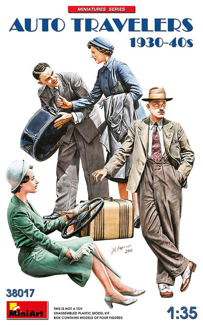 MiniArt Auto Travelers 1930-1940's - 38017 box art