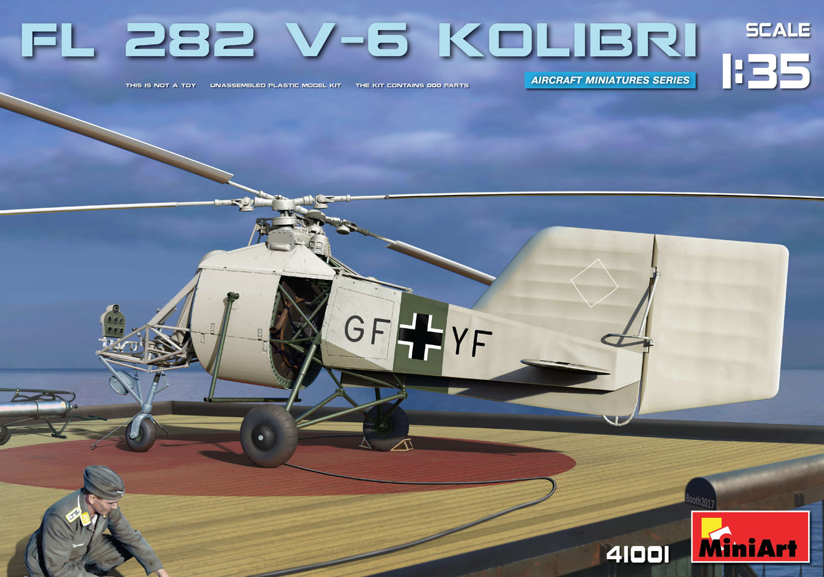 MiniArt Fl 282 V-6 Kolibri Helicopter - 41001 box art