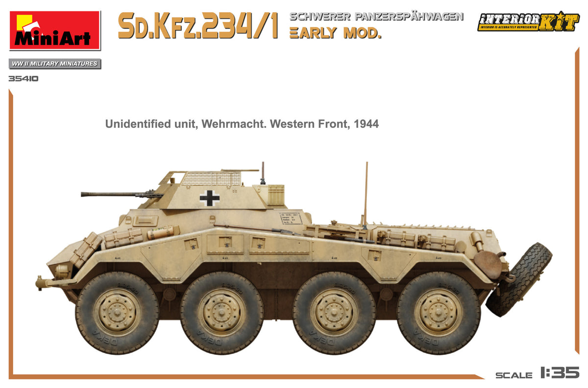 MiniArt 1/35 Military - Sd.Kfz.234/1 Schwerer Panzerspahwagen Early - 35410