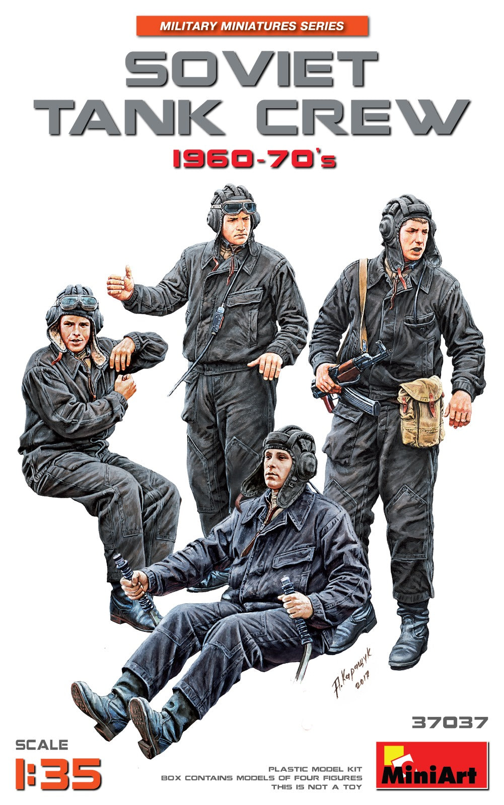 MiniArt Soviet Tank Crew 1960-70s - 37037 box art