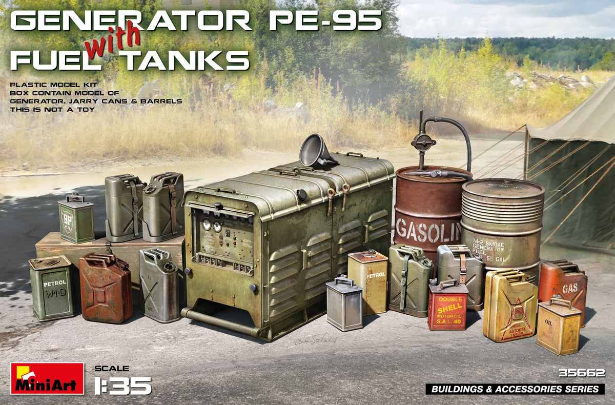 MiniArt Generator PE-95 with Fuel Tanks - 35662 box art