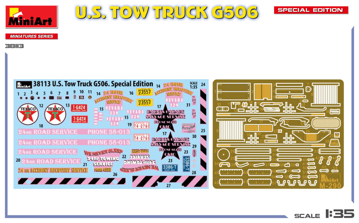 MiniArt 1/35 Military - US Tow Truck G506, Special Edition - 38113