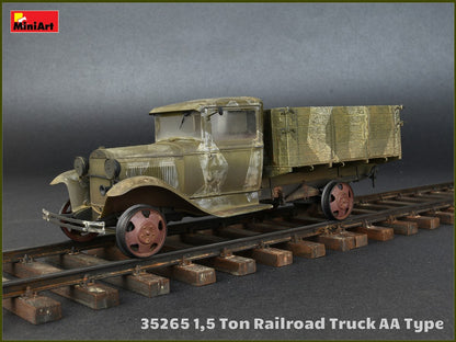 MiniArt 1/35 Military - ,5 Ton Railroad Truck AA Type - 35265
