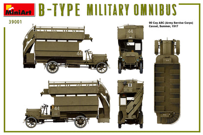 MiniArt 1/35 Military - B-Type Military Omnibus - 39001