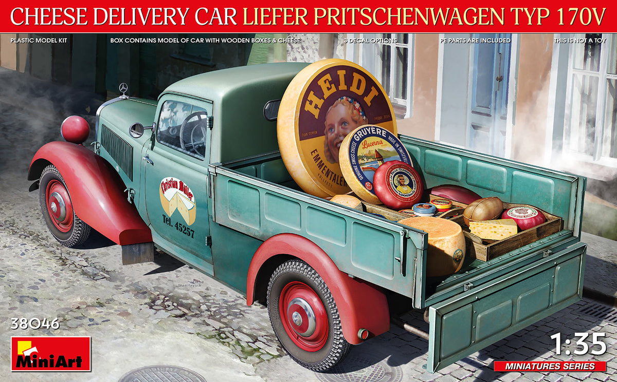 MiniArt Cheese Car, Leifer Pritschenwagen Typ170V - 38046 box art