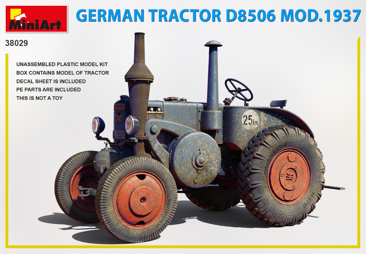 MiniArt 1/35 Vehicles - German Tractor D8506 Mod. 1937 - 38029