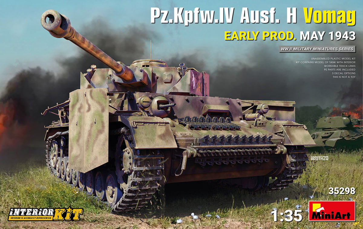 MiniArt Pz.Kpfw.IV Ausf. H Vomag Interior Kit - 35298 box art