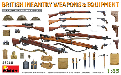 MiniArt British Infantry Weapons & Equipment - 35368 box art