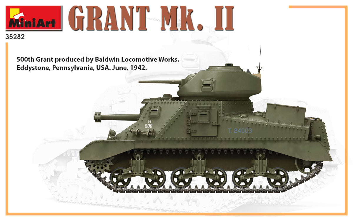 MiniArt 1/35 Military - Grant Mk II - 35282
