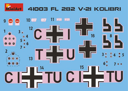 MiniArt 1/35 Military - Fl 282 V-21 Kolibri Helicopter - 41003